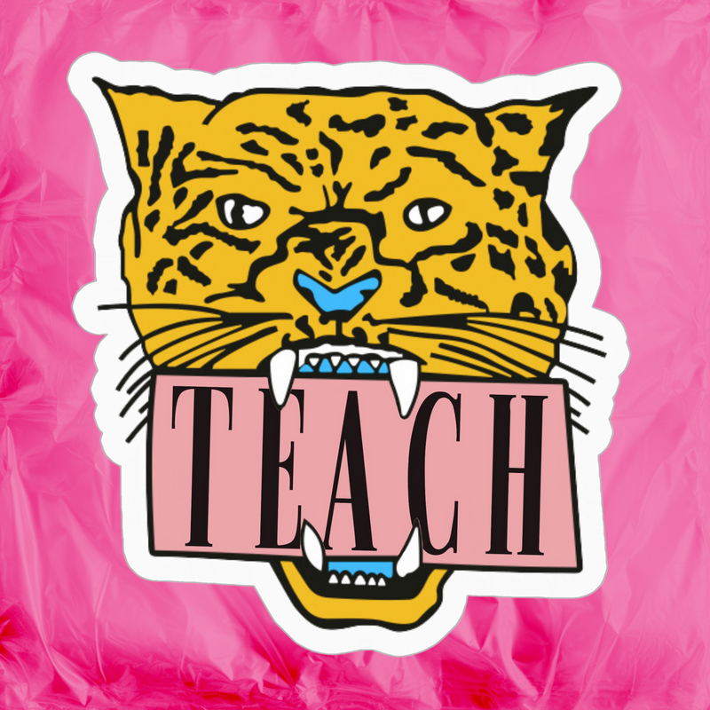 Designer Teach Sticker