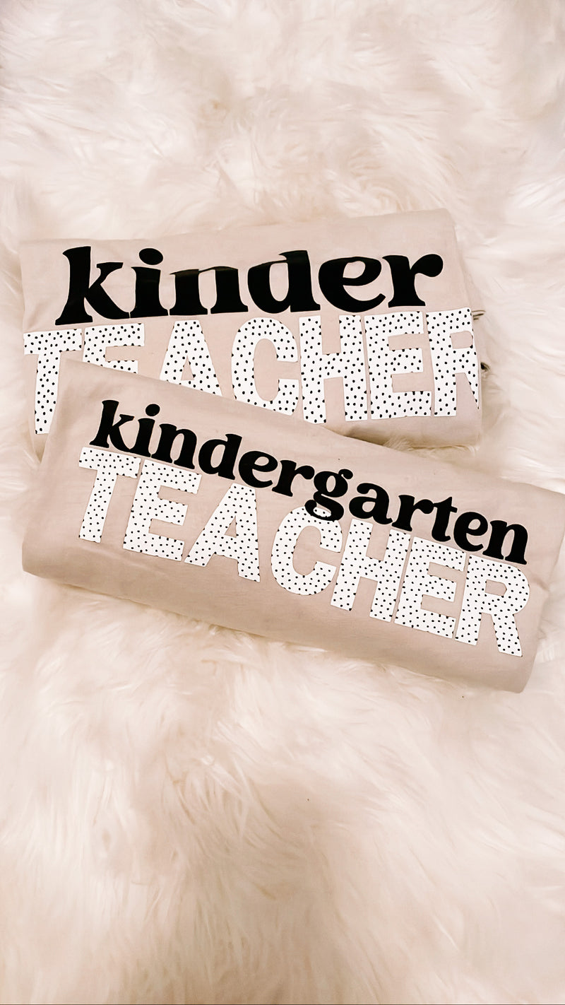 KINDER + KINDERGARTEN TEE