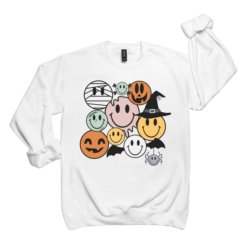 Spooky Smiley Crewneck Sweatshirt