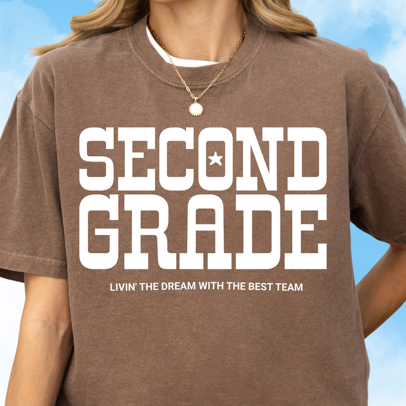 Living the Dream in Second Grade Tee