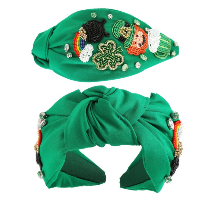 Green Lucky Headband