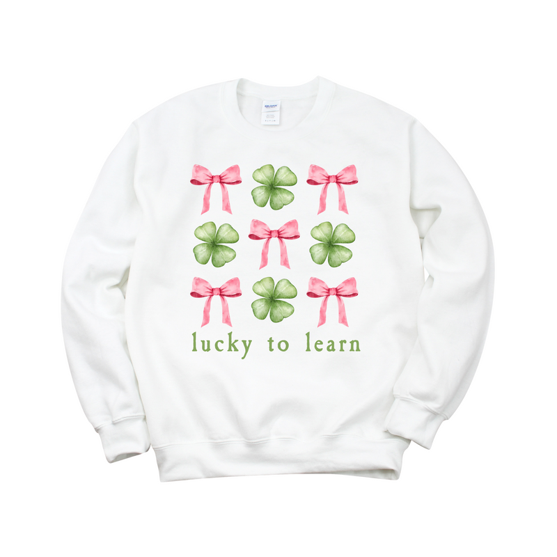 Lucky to Learn Crewneck