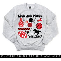 Mustang Loud+Proud Crewneck Sweatshirt