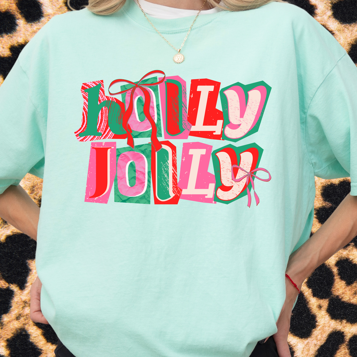 Holly Jolly Collage Tee