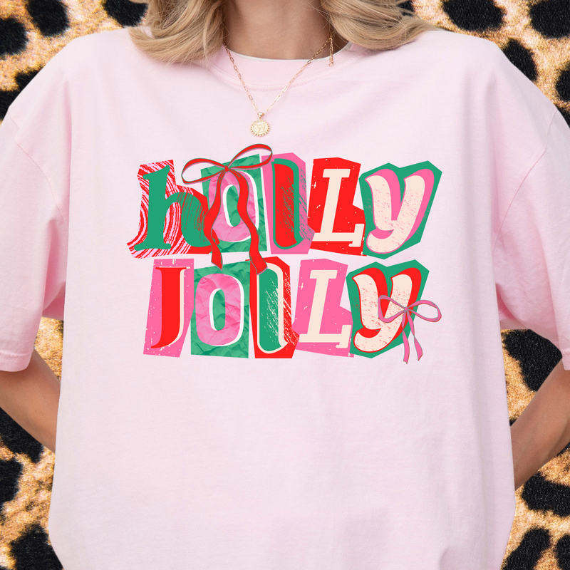 Holly Jolly Collage Tee