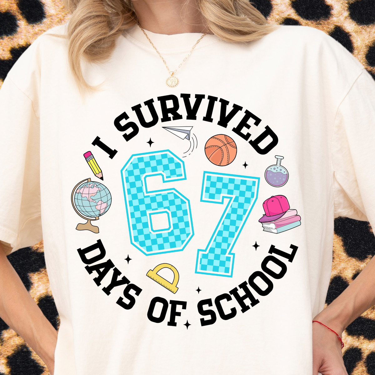 67 Days of School Tee