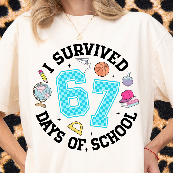 67 Days of School Tee
