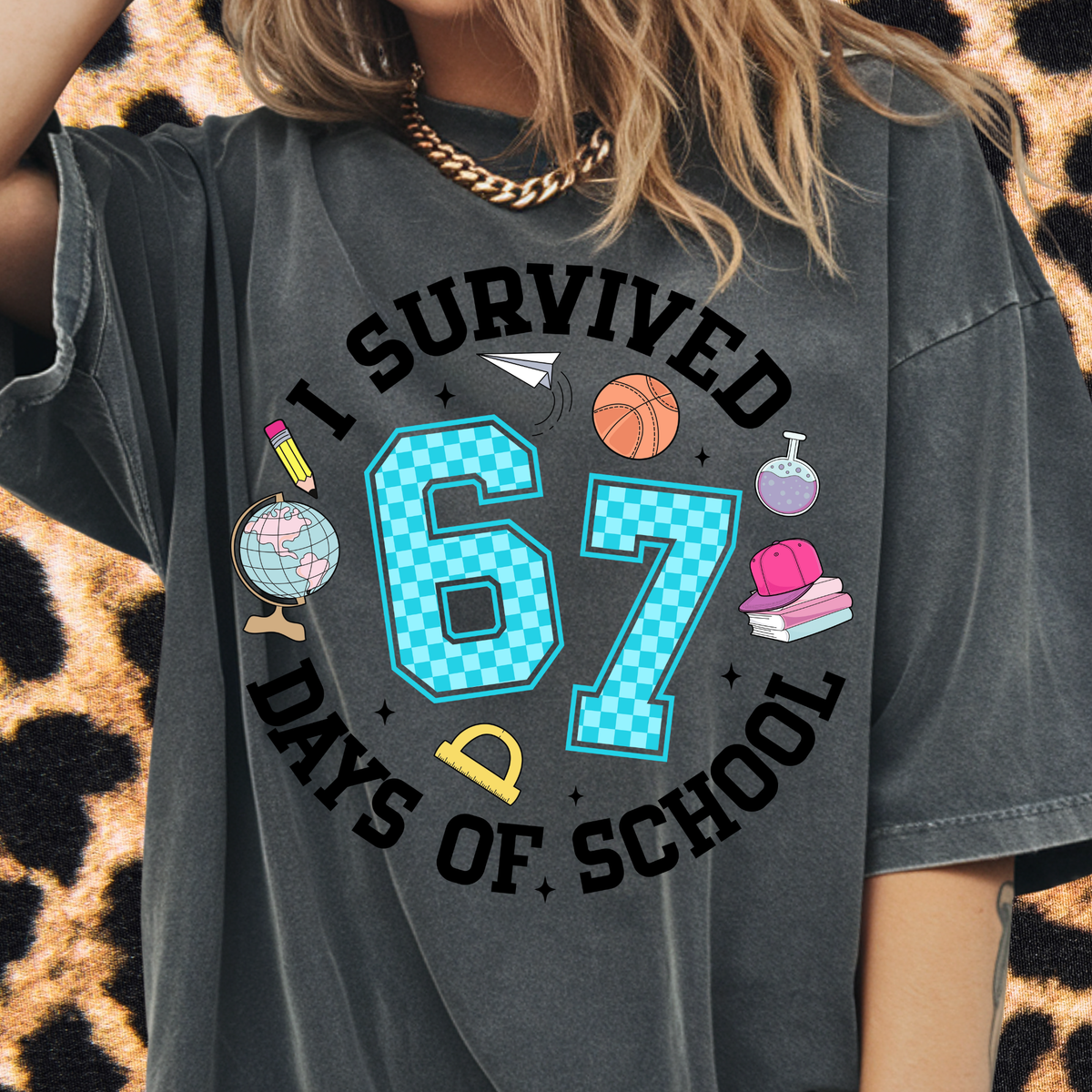 67 Days of School Tee