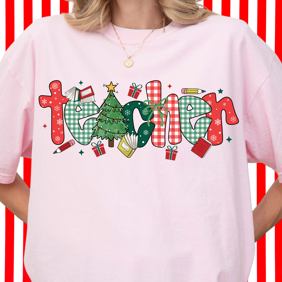 Teacher Holiday Tee