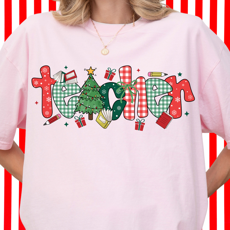 Teacher Holiday Tee