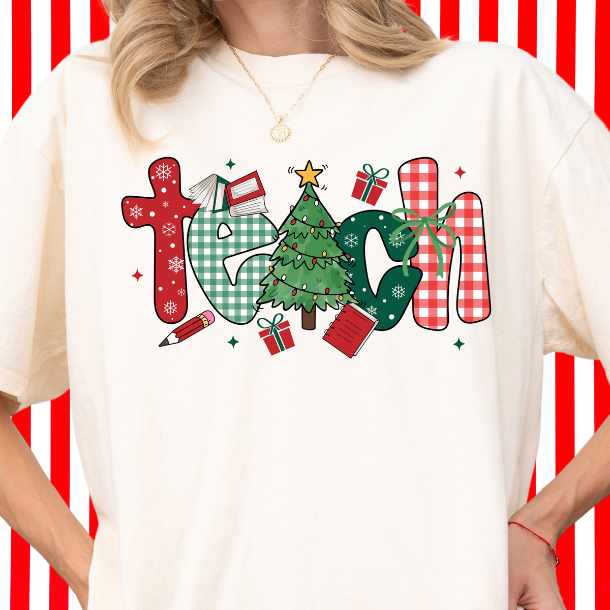 Teach Holiday Tee