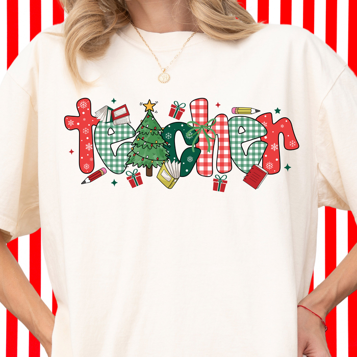 Teacher Holiday Tee