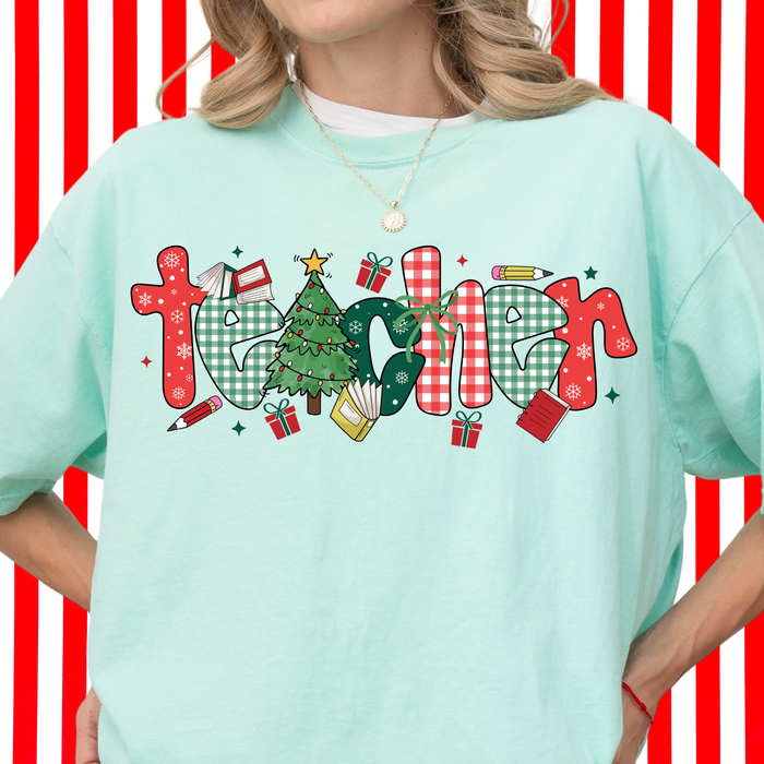 Teacher Holiday Tee