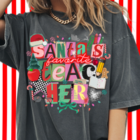 Santa's Favorite Collage Tee