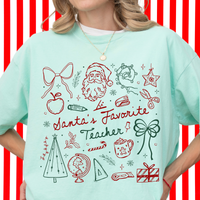 Santa's Favorite Teacher Tee