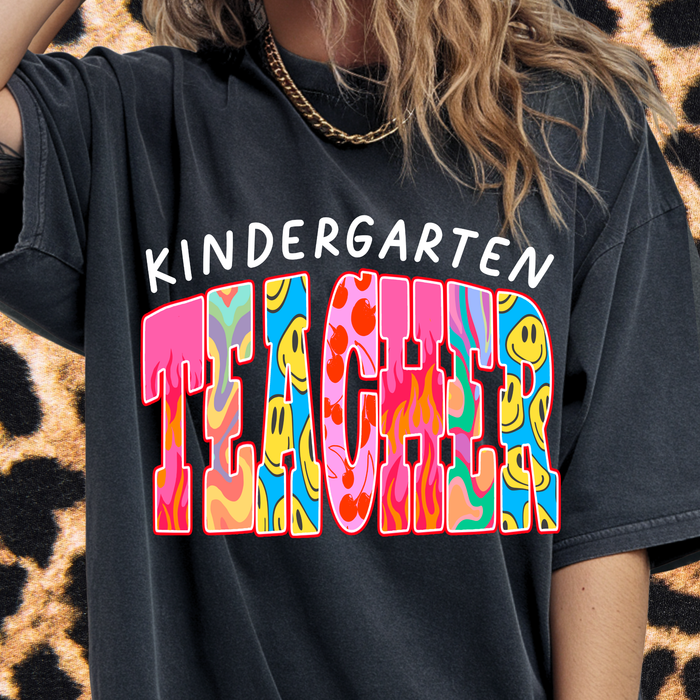Kindergarten Groovy Tee