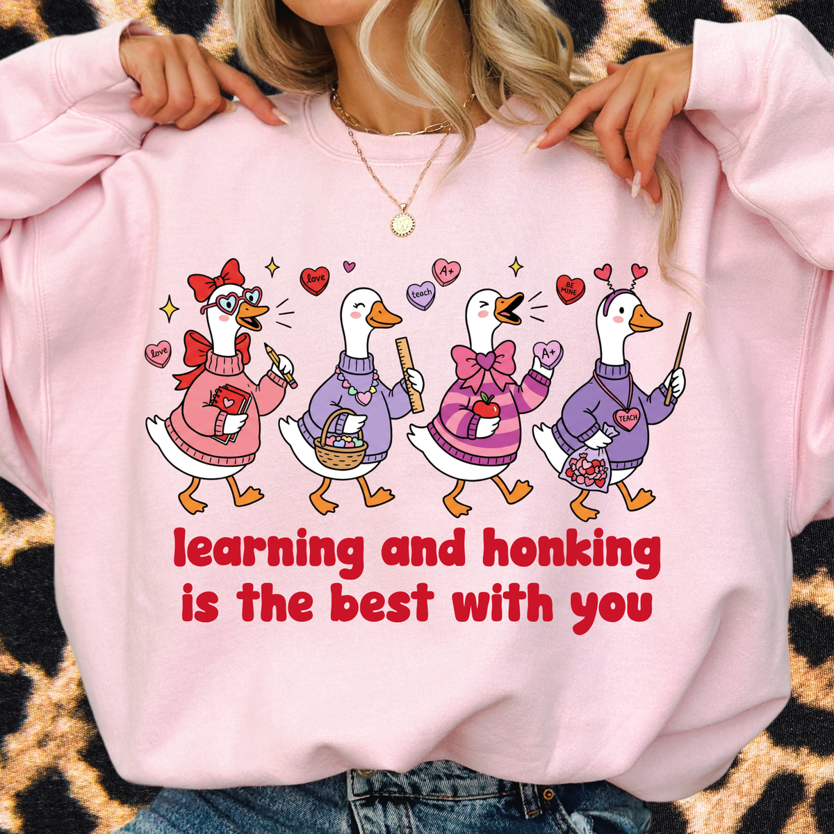Learning + Honking Crewneck Sweatshirt