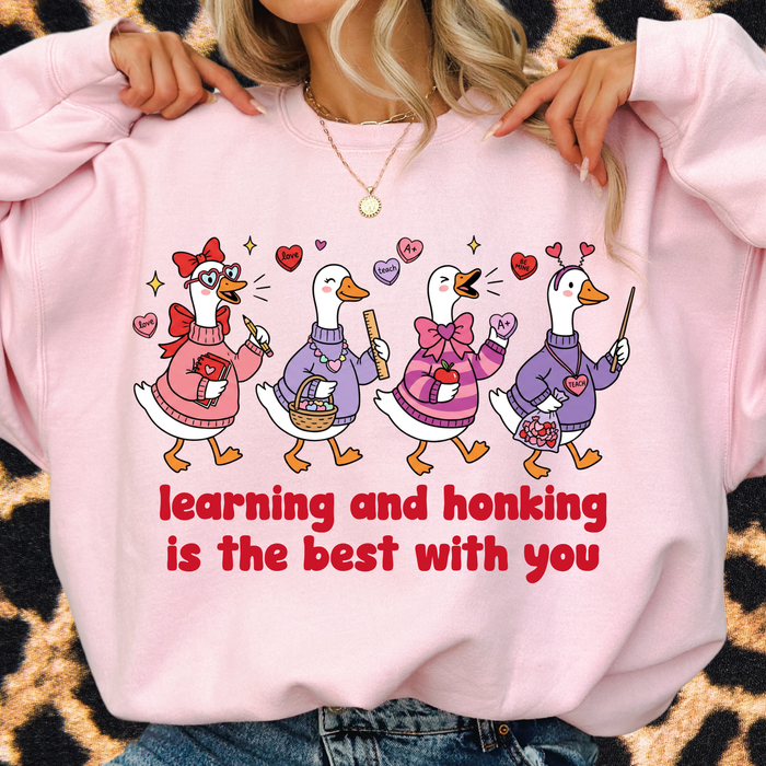 Learning + Honking Crewneck Sweatshirt