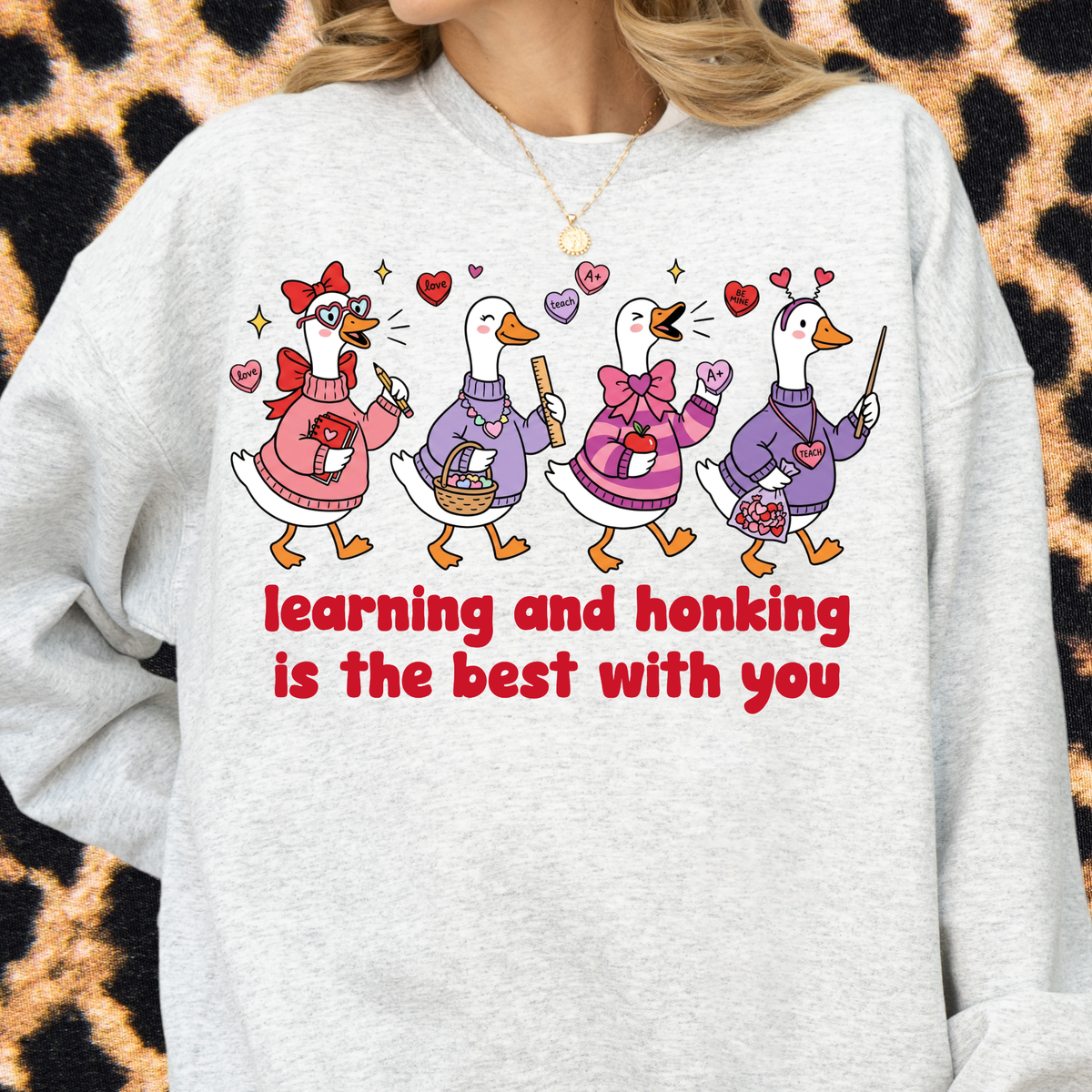 Learning + Honking Crewneck Sweatshirt