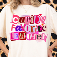 Cupid's Favorite Teacher Tee