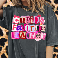 Cupid's Favorite Teacher Tee