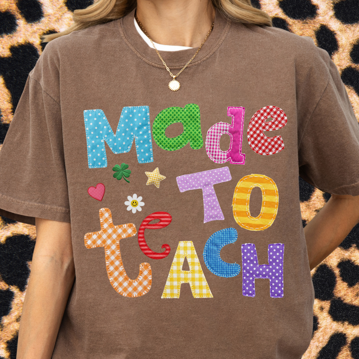 Patchwork Made to Teach Tee