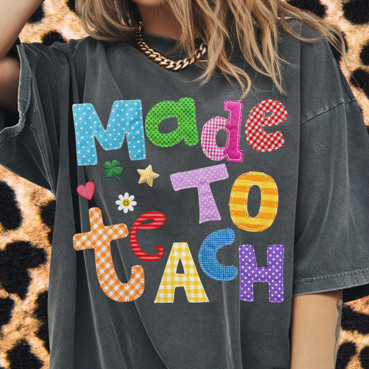 Patchwork Made to Teach Tee