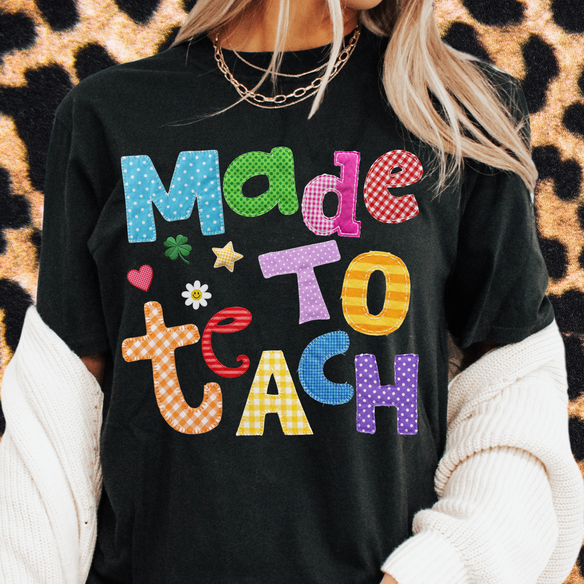 Patchwork Made to Teach Tee