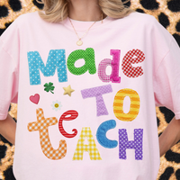 Patchwork Made to Teach Tee