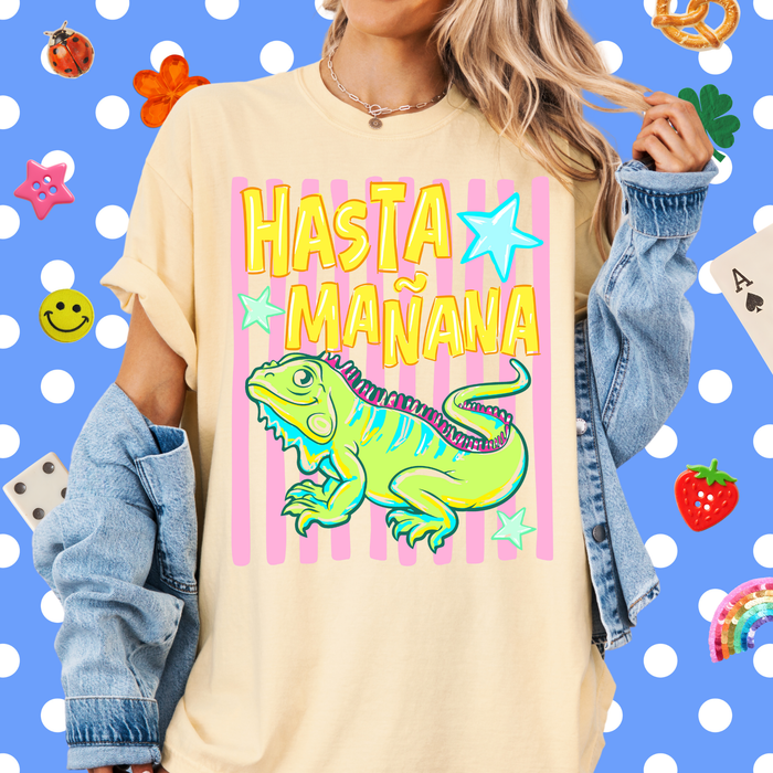 Hasta Manana Iguana Tee