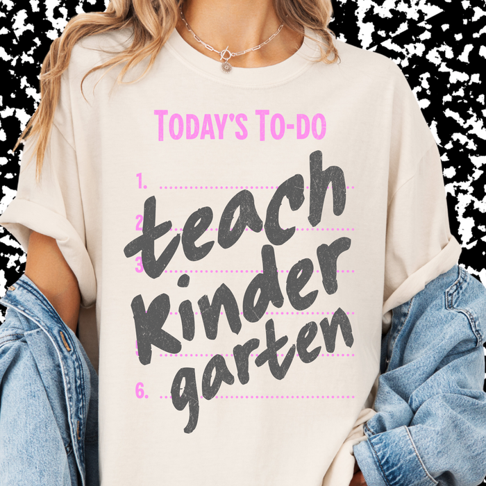 Teach Kindergarten Tee