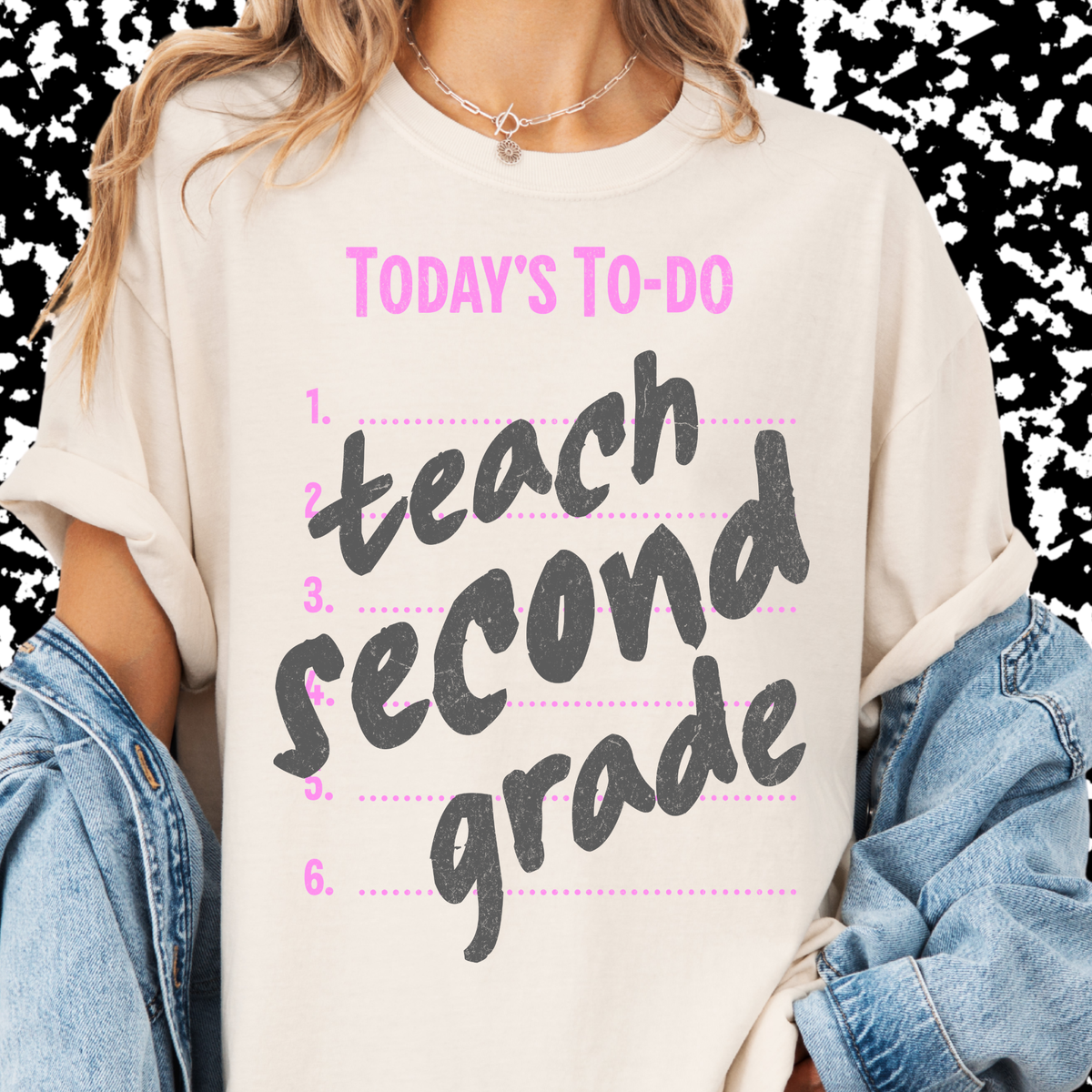 Teach Second Grade Tee