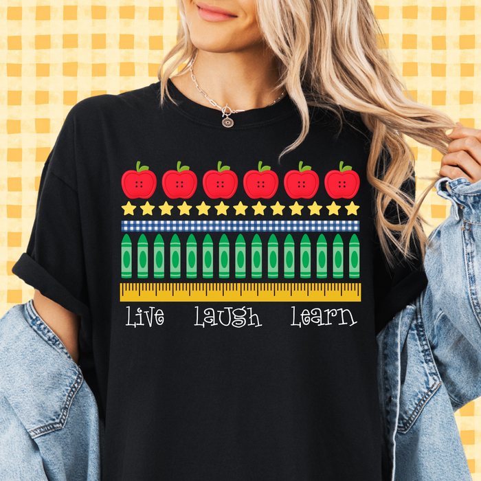 Live Laugh Learn Tee