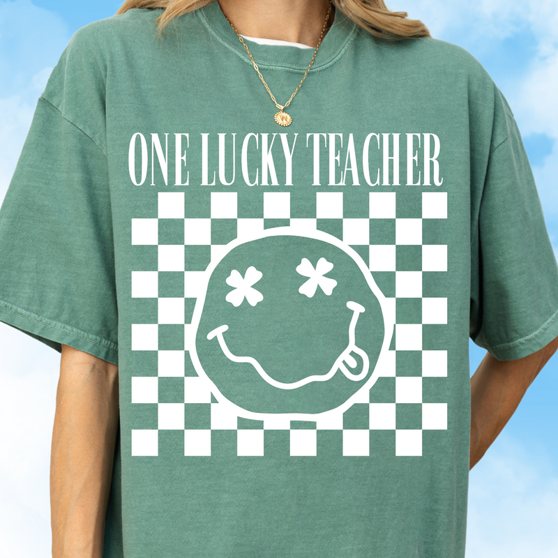 One Lucky Teacher Band Tee