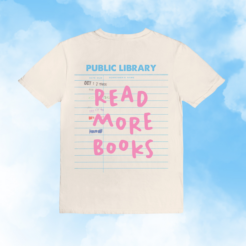 CUSTOM Read More Books Tee