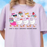 Silly Teacher Goose Tee