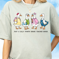Fourth Grade Teacher Goose Tee