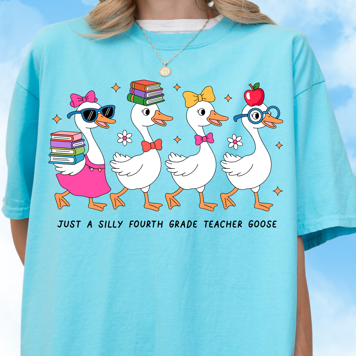 Silly Fourth Grade Goose Tee