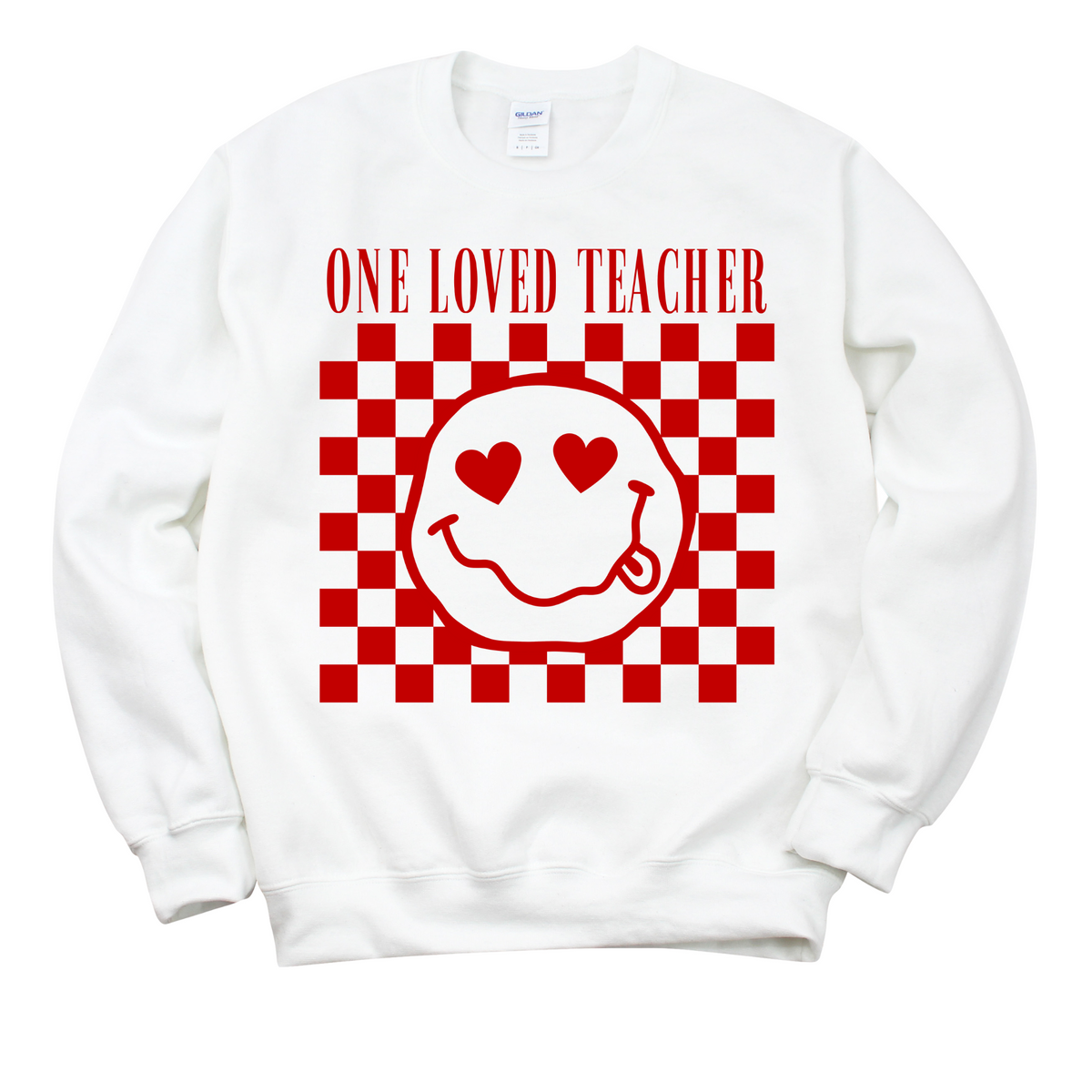 One Loved Teacher Crewneck Sweatshirt