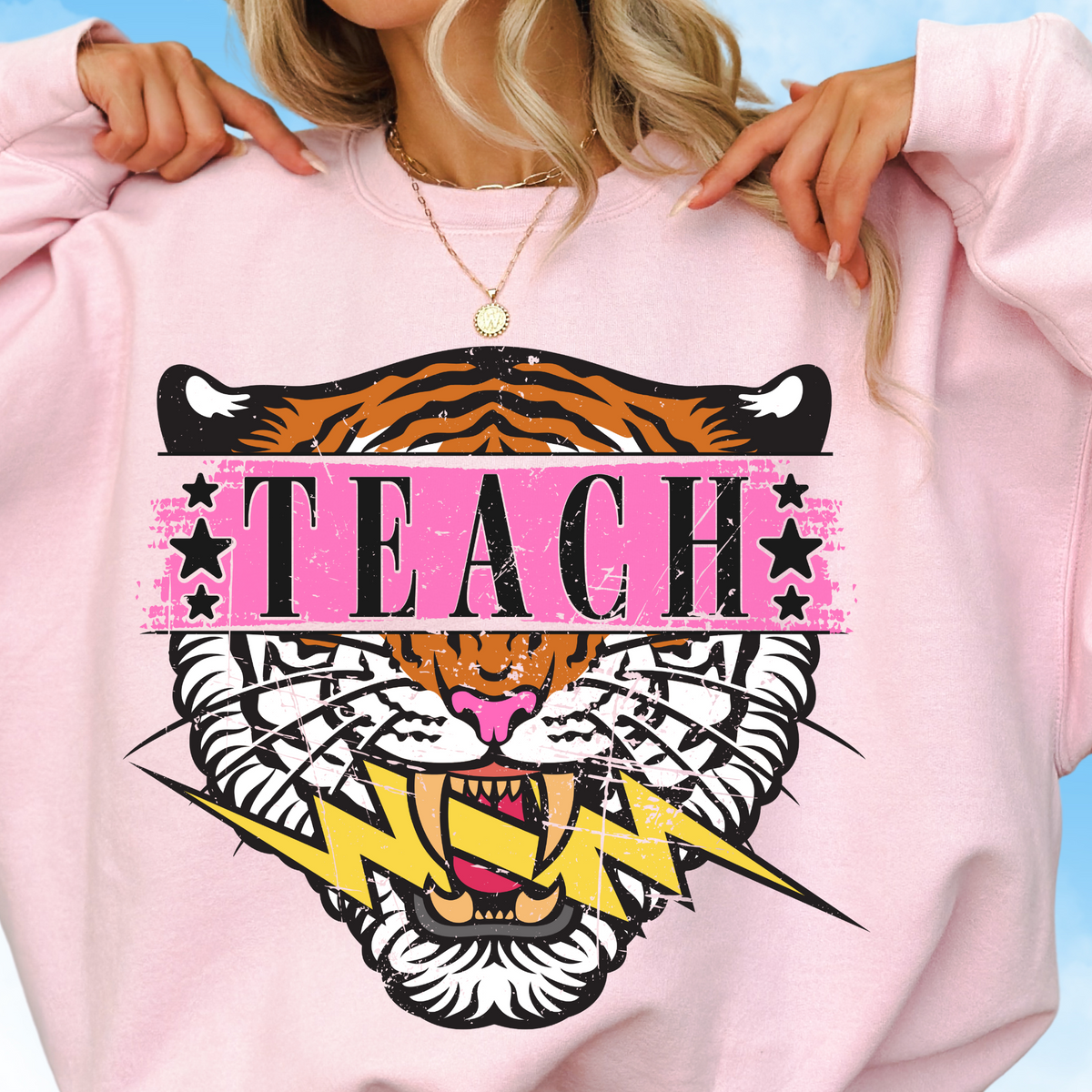 Teach Tiger Crewneck Sweatshirt