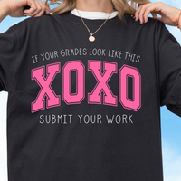 Pink Submit Your Work Tee