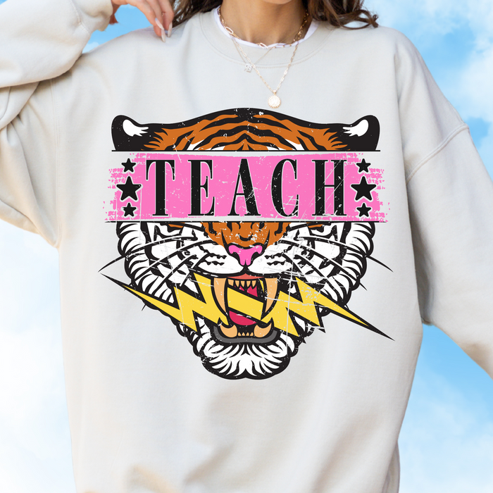 Teach Tiger Crewneck Sweatshirt