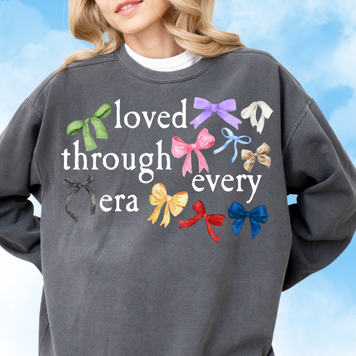 Loved Through Every Era Crewneck Sweatshirt