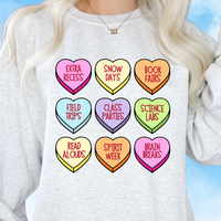 Love for School Crewneck Sweatshirt