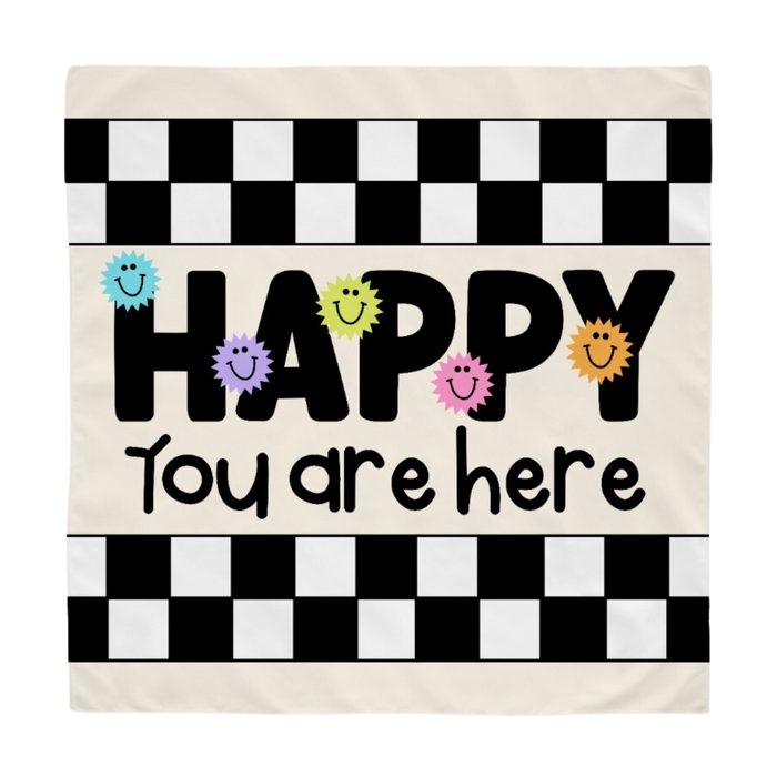 Happy You Are Here Wall Decor