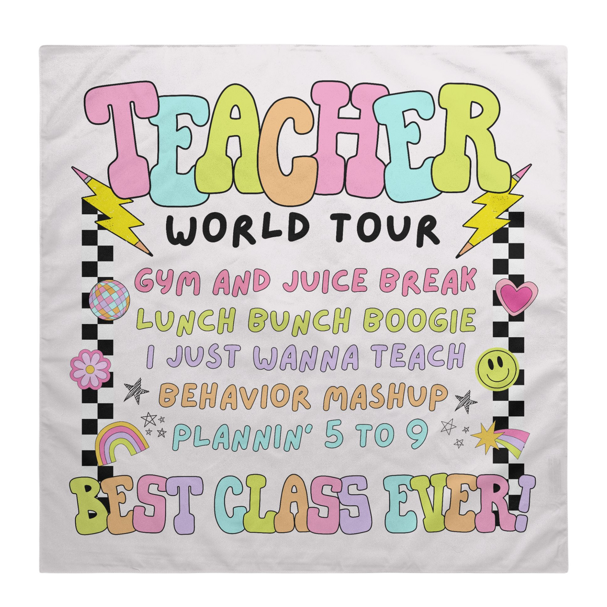 Teacher World Tour Wall Decor