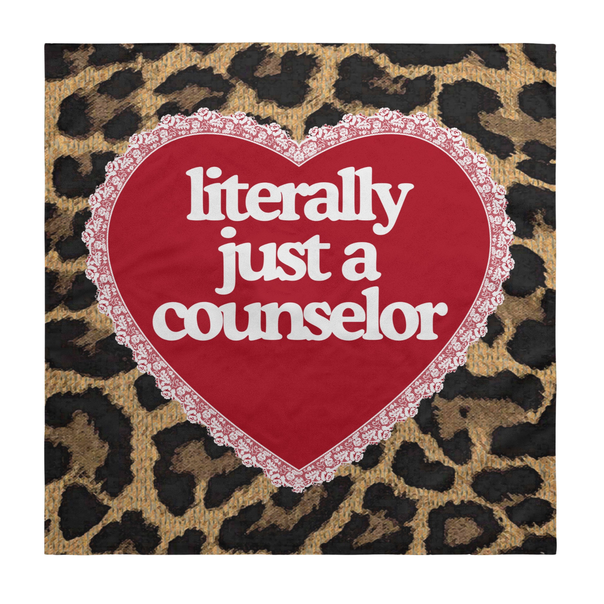 Literally Just a Counselor Wall Banner