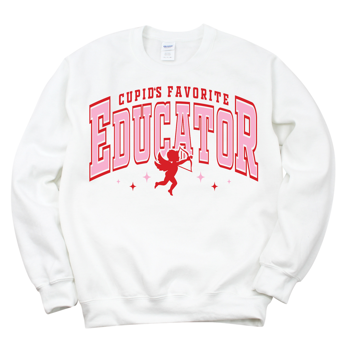 Cupid's Favorite Educator Crewneck Sweatshirt