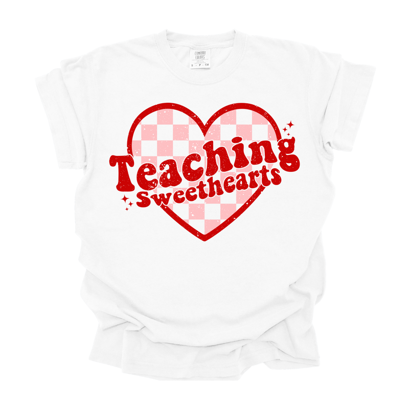 Teaching Sweethearts Distressed Tee