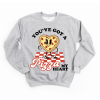 You've Got A Pizza My Heart Crewneck Sweatshirt